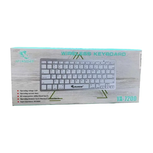 Yelandar Ασύρματο Πληκτρολόγιο YA-7200 - Bluetooth Wireless Keyboard 20650 3