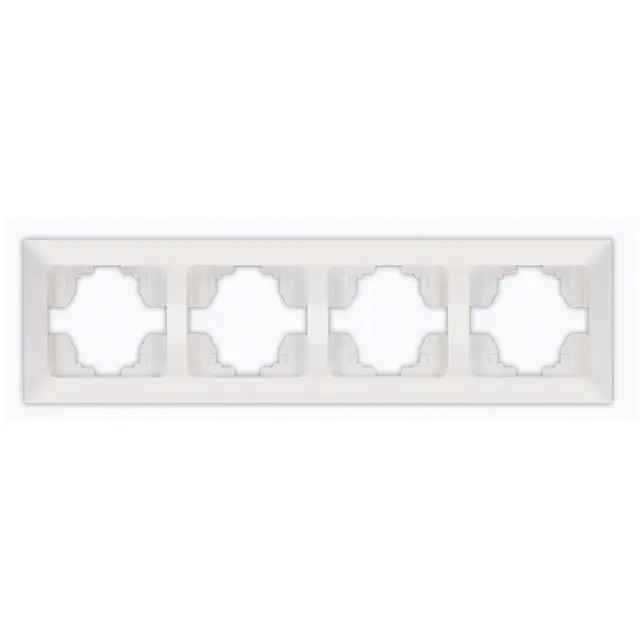 Πλαίσιο 4 Θέσεων Οριζόντιο Μπεζ 29.5x8.2x1.5cm