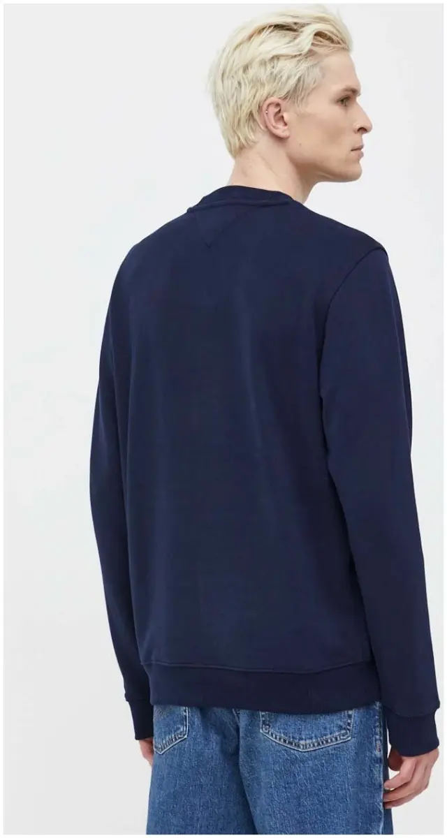 Tommy Hilfiger - Ανδρικό Φούτερ Essential Graphic Crew DM0DM18404-C1G Μπλε Ναυτικό - 2XL 2