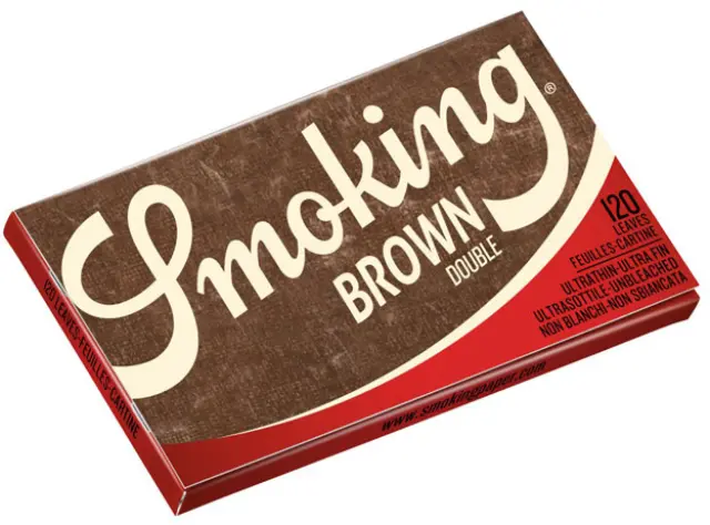 Smoking Χαρτάκια - Brown - Ακατέργαστο Double 120φ.