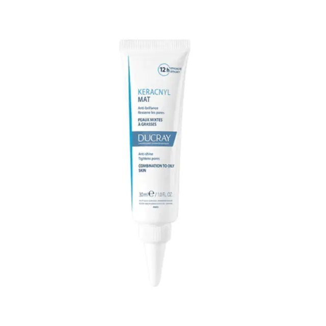 Ducray Keracnyl Mat Anti-Shine Ενυδατική Κρέμα Προσώπου με Ματ Αποτέλεσμα για Κανονική/Μικτή Επιδερμίδα, 30ml