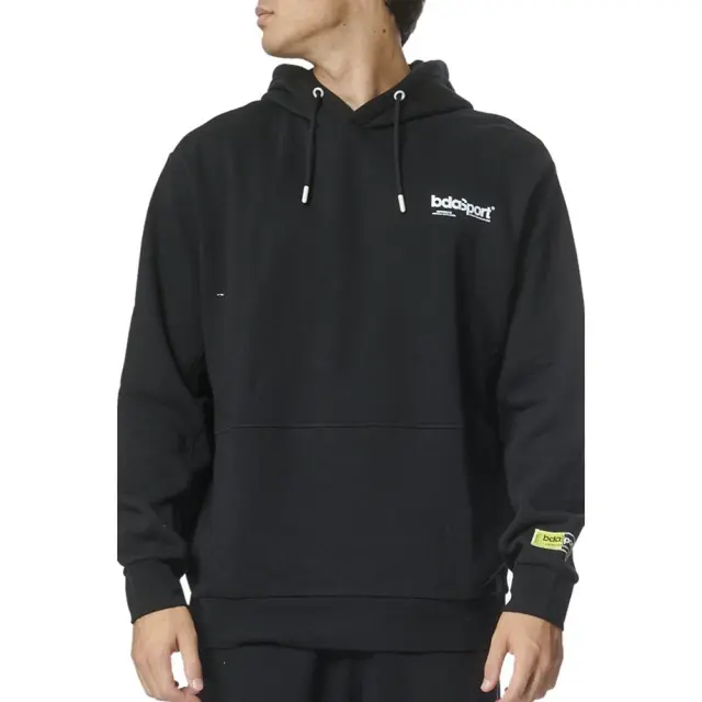 Body Action Brushed-Back Fleece Hoodie (063315-01-Black) - Μαύρο 3