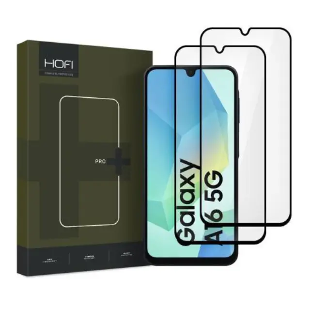 Tempered Glass Full Face Hofi Pro+ Samsung Galaxy A16 4G/ 5G/ A17 4G/ 5G/ A26 5G Μαύρο (2 τεμ.) N66517
