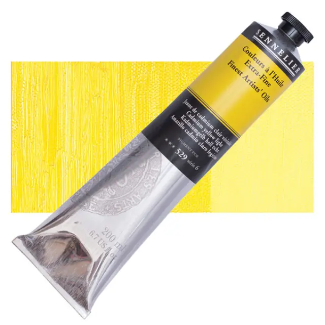 Sennelier Λάδι Finest Artists Oil 529 Cadmium Yellow Light - 200ml