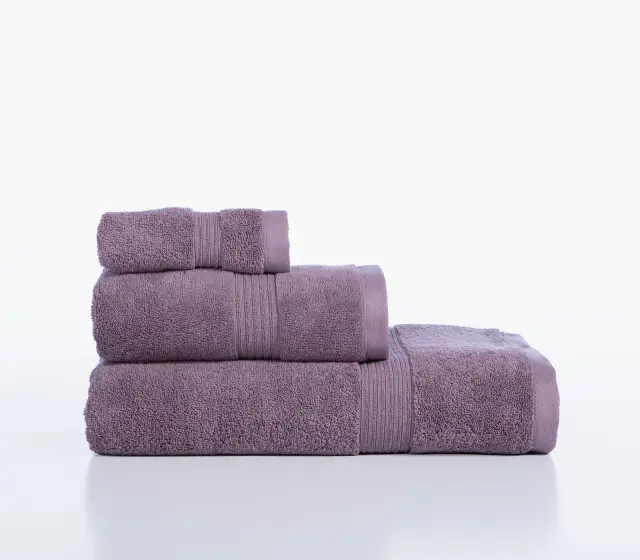 Πετσέτα Μπάνιου 80x160 Nef-Nef Homeware Μονόχρωμη Aegean MAUVE 2