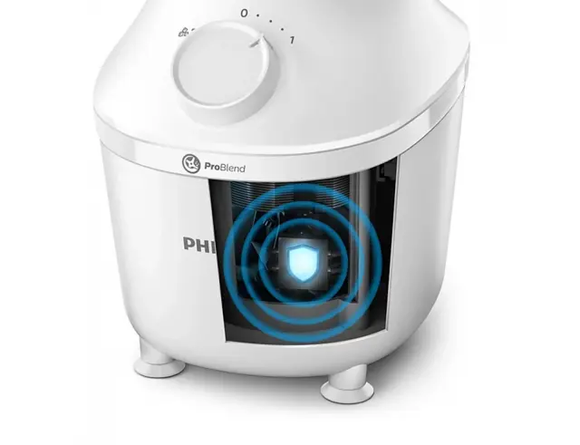 Μπλέντερ Philips 3000 Series HR2041/00 με ισχύ 450W, χωρητικότητα 1.9L, 1 ταχύτητα και στιγμιαία λειτουργία HR2041/00 3