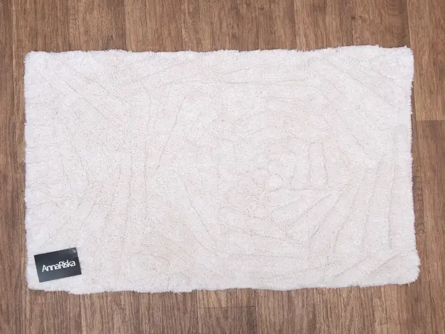 Πατάκι Μπάνιου 60x100 Anna Riska Rose 100% βαμβακερό- White