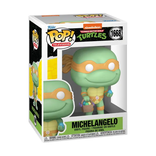 Funko POP! Television: Teenage Mutant Ninja Turtles - Michelangelo #1668 Vinyl Figure 2