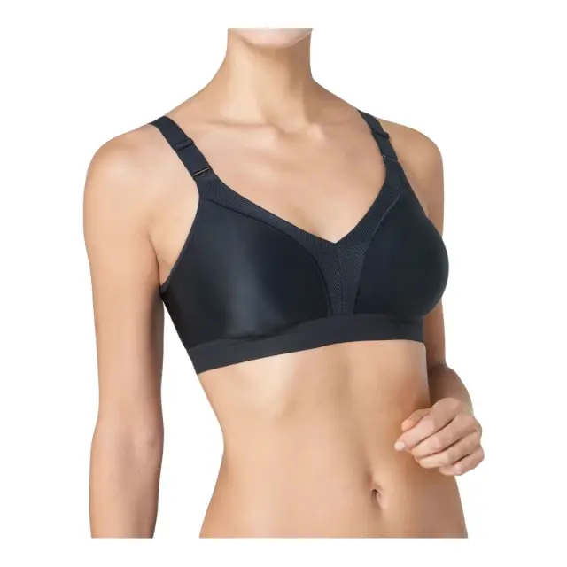Triumph Γυναικείο Σουτιέν Triaction Wellness N, Χρώμα Μαύρο