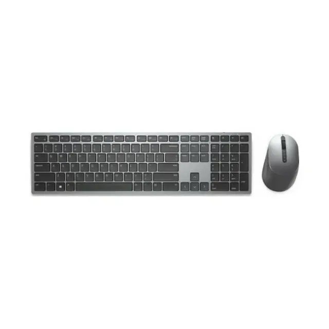 Dell Wireless KM7321W Bluetooth Σετ Πληκτρολόγιο & Ποντίκι Αγγλικό US Ασημί