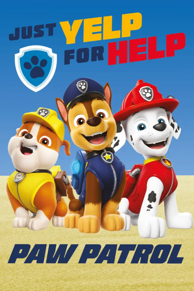Paw Patrol Yelp Κουβέρτα Polar Fleece 100×150 cm