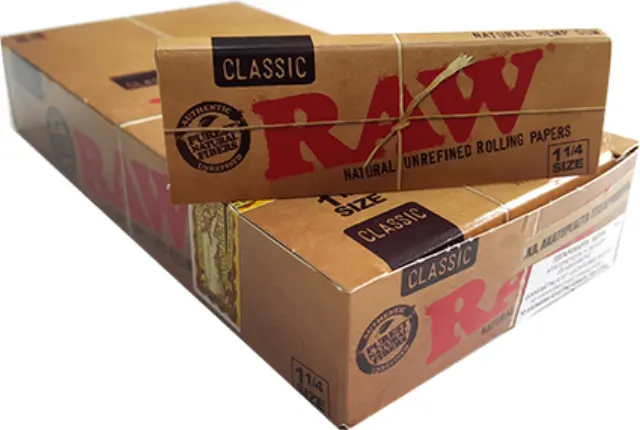 RAW Χαρτάκια Classic - Ακατέργαστο - 1¼ 24τεμ.