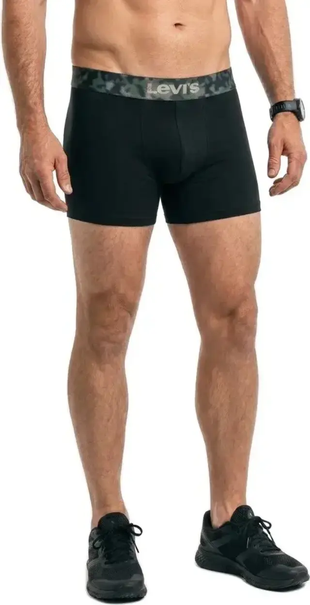 Levi's Motion Camo WB Boxer Brief Black/Green Black/Green - M
