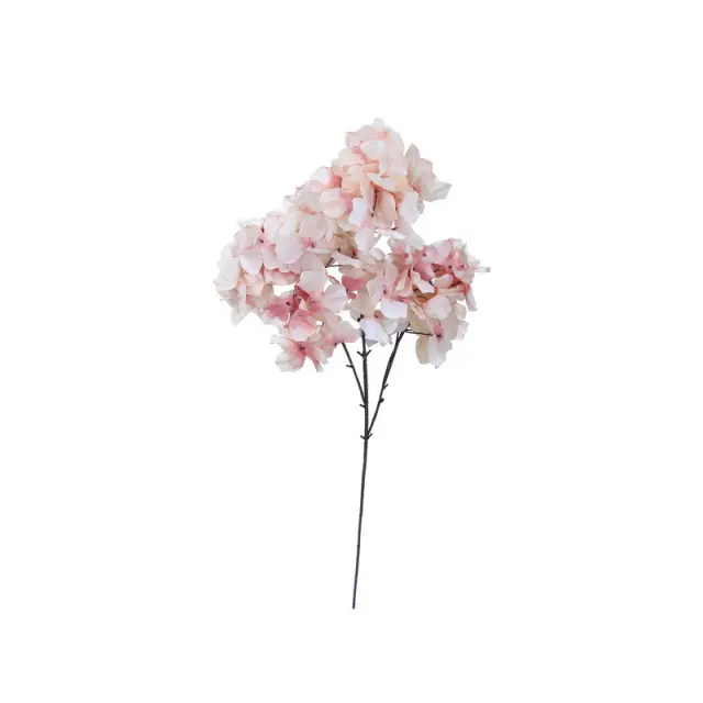 Ορτανσία λουλούδι τεχνητό, ροζ, 83cm