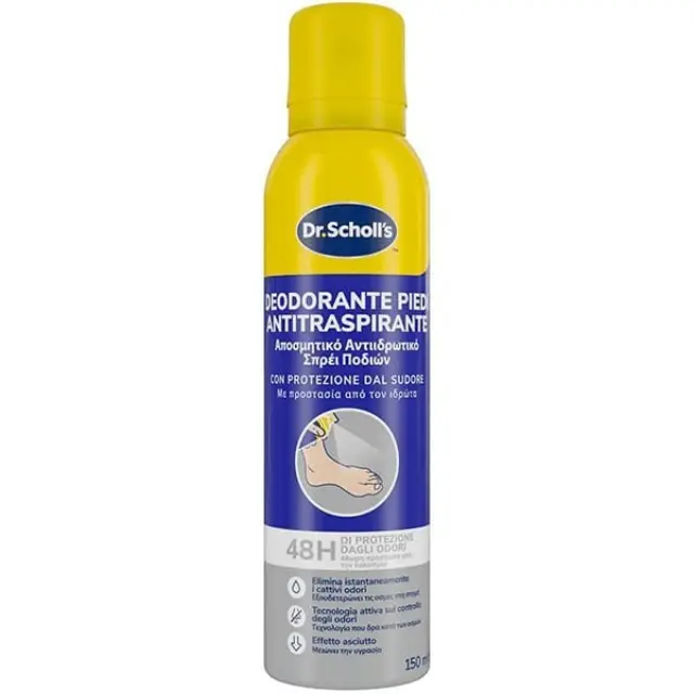 Dr. SCHOLL'S Αποσμητικό Σπρέι Ποδιών για 48h Προστασία, 150ml