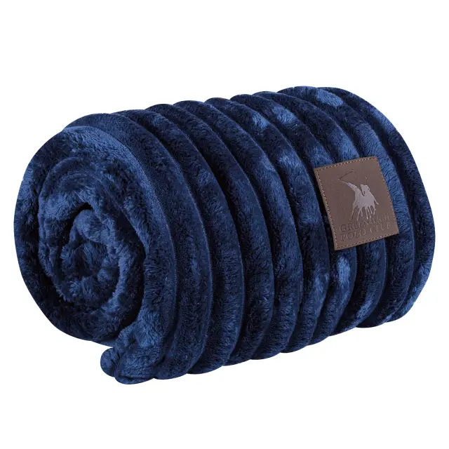 Κουβέρτα Καναπέ 130X170 400gsm Essential Greenwich Polo Club 3487 Blue 100% Πολυέστερ 2