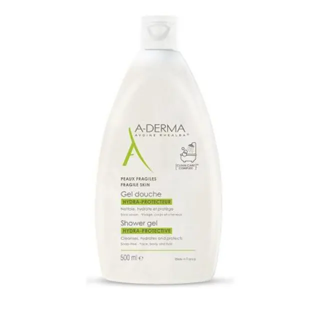 A-Derma Hydra-Protective Shower Gel Αφρόλουτρο για Ευαίσθητες Επιδερμίδες, 500ml