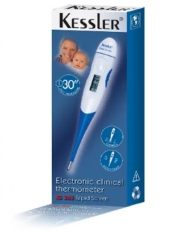 Kessler KS 362 Ψηφιακό Θερμόμετρο Μασχάλης Κατάλληλο για Μωρά Μπλε 30''