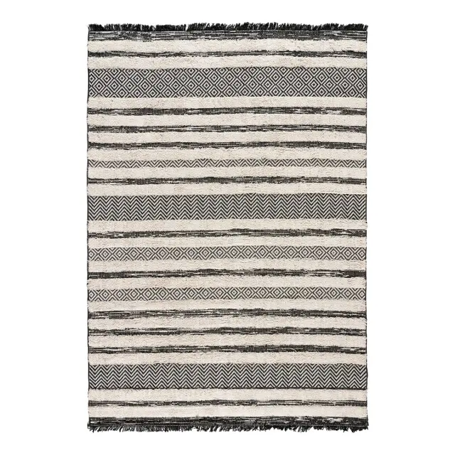 Beauty Home Χαλί βαμβακερό Morocotton 9241 Γκρι 150x220