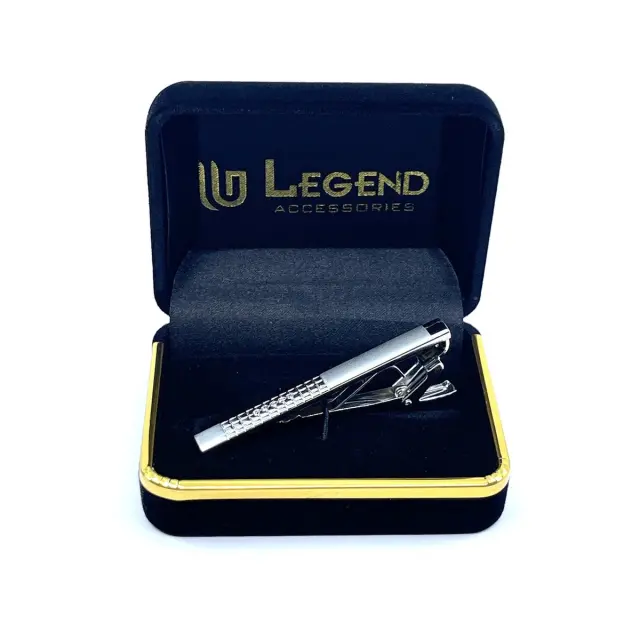 Ασημί Κλιπ Γραβάτας 6 cm – LGTC-T13/10