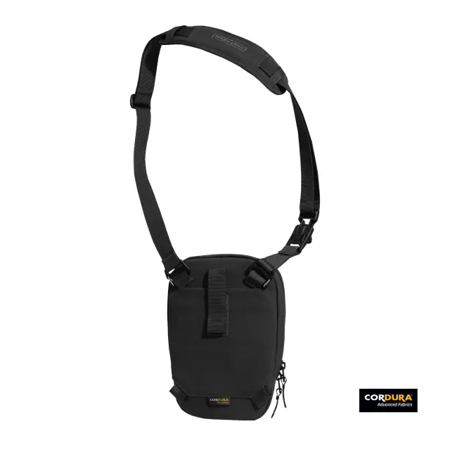 PENTAGON CONSUL SLING VERTICAL POUCH-Πολυλειτουργικό τσαντάκι ώμου 3 Λίτρων - 01-Black-Μαύρο 2
