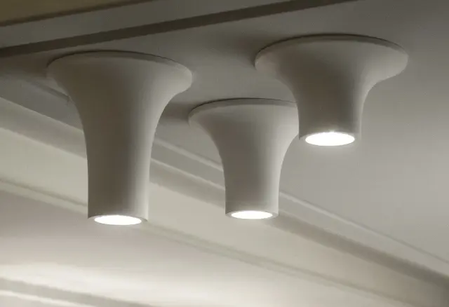 Zoe Γύψινο φωτιστικό downlight GU10 δυνατότητα βαφής L17cm λευκό Άσπρο 2