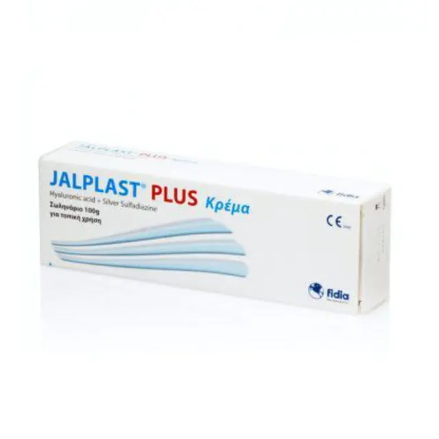 Jalplast Plus Cream | Επουλωτική Κρέμα με Υαλουρονικό Οξύ & Σουφλαδιαζίνη για Δερματικές Βλάβες | 100gr