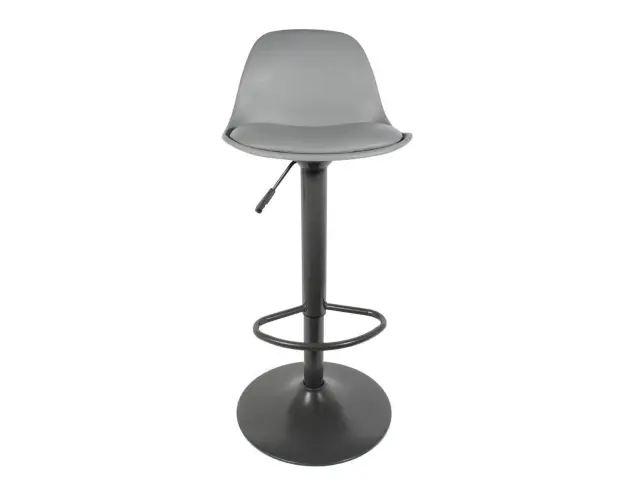 Σκαμπό μπαρ Isak Home Deco Factory με ρυθμιζόμενο ύψος και διαστάσεις 41.5x38x83cm/104cm - Grey HD6217 3