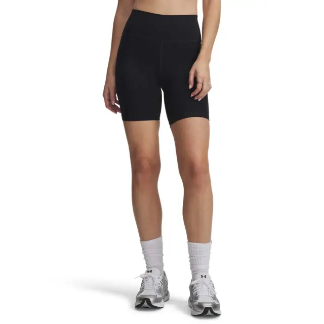 Under Armour Women's Meridian Bike Tight 7inch Short Μαύρο 1382521-001 (Under Armour) - XSmall