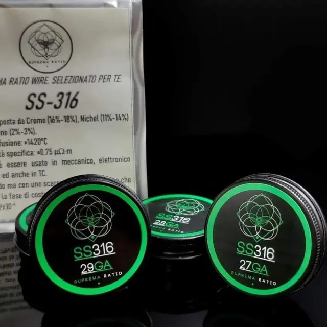 Wires SS316- Suprema Ratio 28ga/32mm