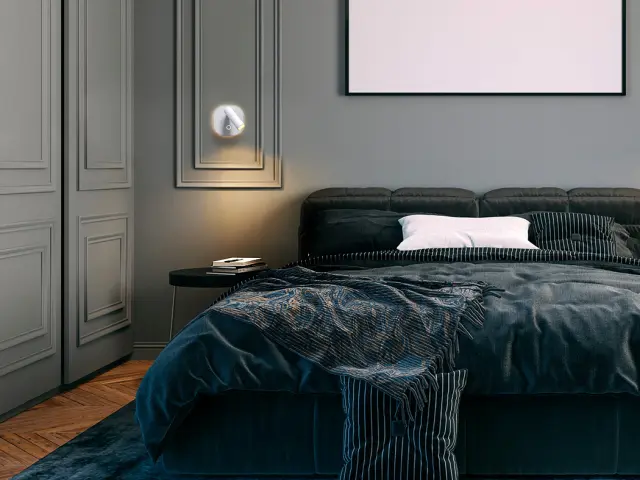 Φωτιστικό τοίχου Biblos white με LED reading light Άσπρο 2