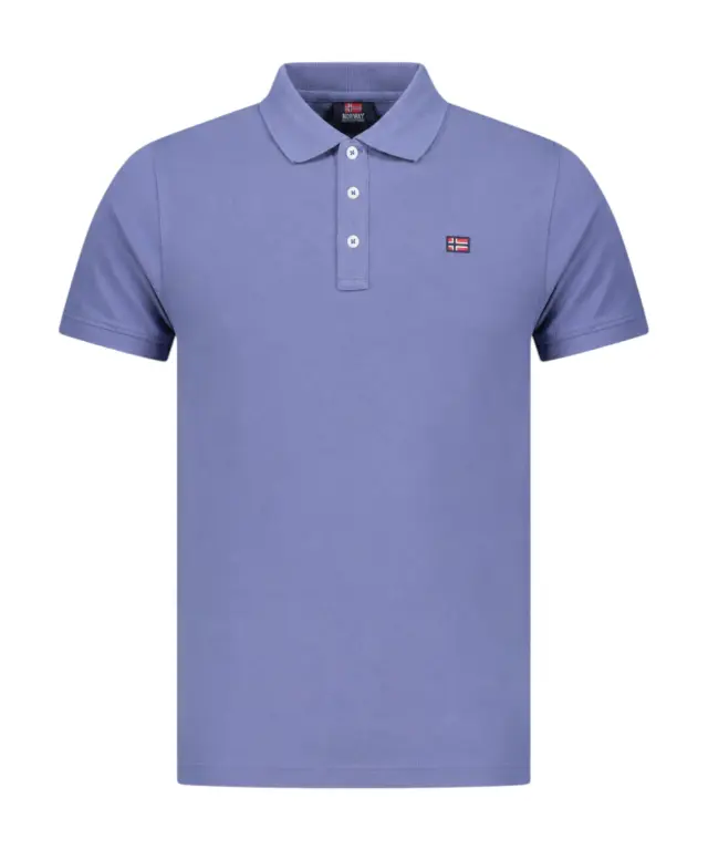 Norway Nautical School - Ανδρικό Polo Κοντομάνικο 838861-DENIM Μπλε