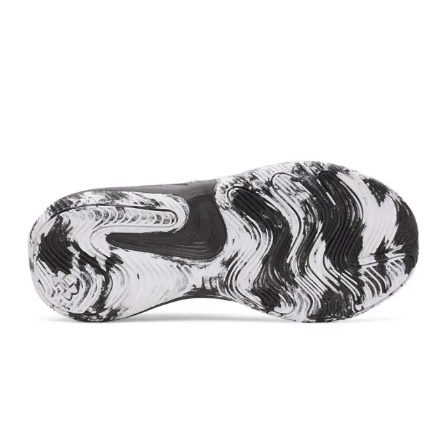 Under Armour Boy's Lockdown 8 (GS) Άσπρο - Μαύρο 6009398-001 (Under Armour) 3