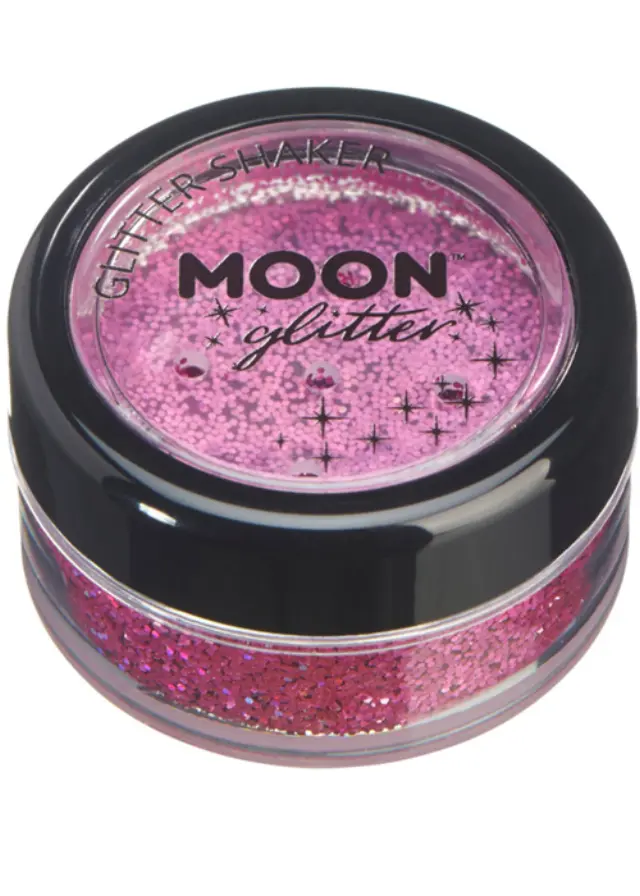 Holographic Glitter Shaker Pink