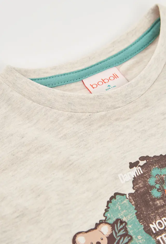 Boboli Knit t-shirt μακρυμάνικο για αγόρι 533023-7402 - 10 3