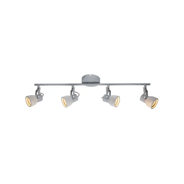 AcaLight Offer NETTO ΦΩΤΙΣΤΙΚΟ ΕΠΙΤΟΙΧΟ ΓΚΡΙ ΤΣΙΜΕΝΤΟ ΣΥΜΒΑΤΙΚΟ 4ΧGU10 IP20 169Χ680mm