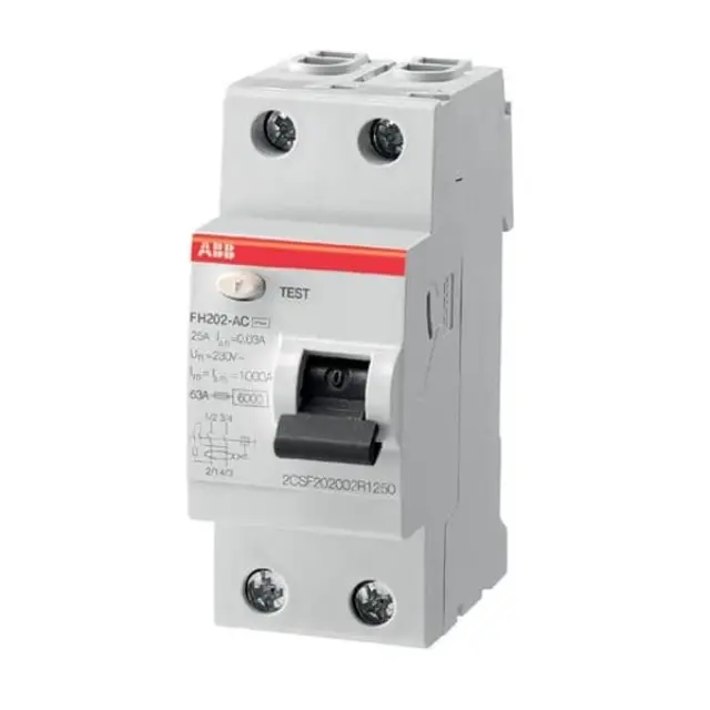FH202 AC-25/0.03 Residual Current Circuit Breaker 2P AC type 30 mA