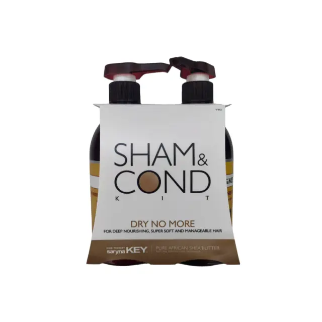 Saryna Key Damage Repair Pure African Shea Shampoo & Conditioner 2x500ml
