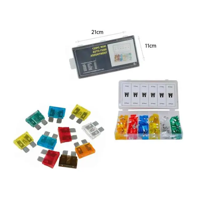 Ασφάλειες αυτοκινήτου δίχαλες 120τεμ - Car fuse assortment 49148 3