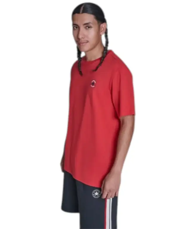 Converse - Ανδρικό T‑shirt Chuck Print Tee Standar Fit CVM5T565-610 Κόκκινο - XL 2