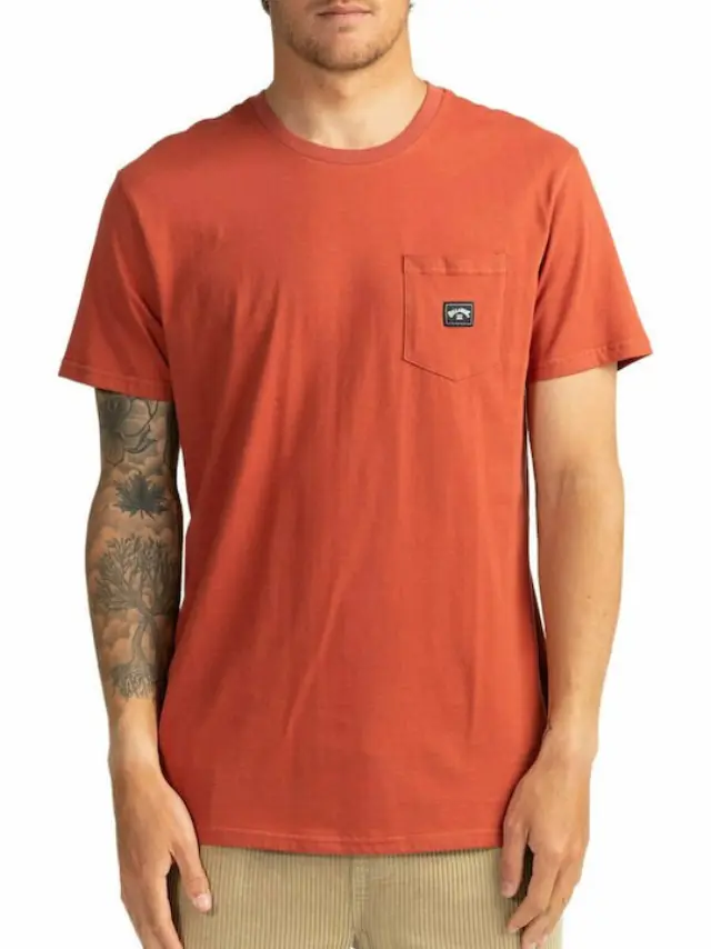BILLABONG STACKED SS ΑΝΔΡΙΚΗ ΜΠΛΟΥΖΑ U1SS98BIF0-578/DEEP RED BROWN