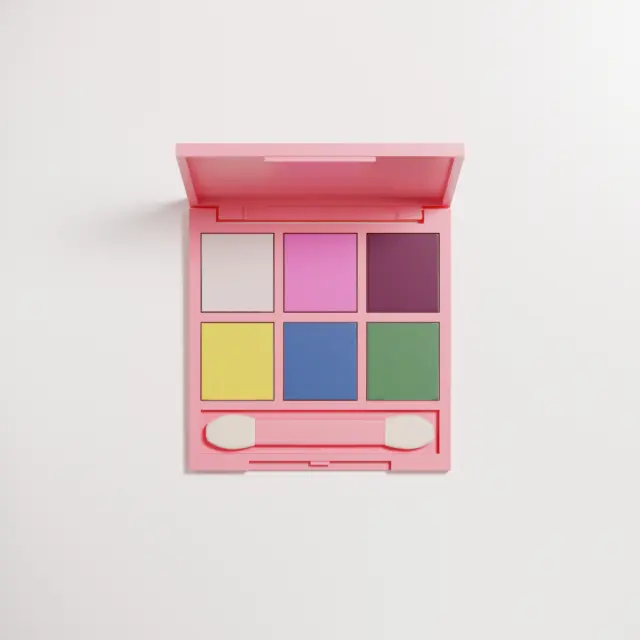 Garden | Fairyland eye shadow palette rainbow sparkle - Παιδική παλέτα σκιών με 6 αποχρώσεις | 4,8 gr