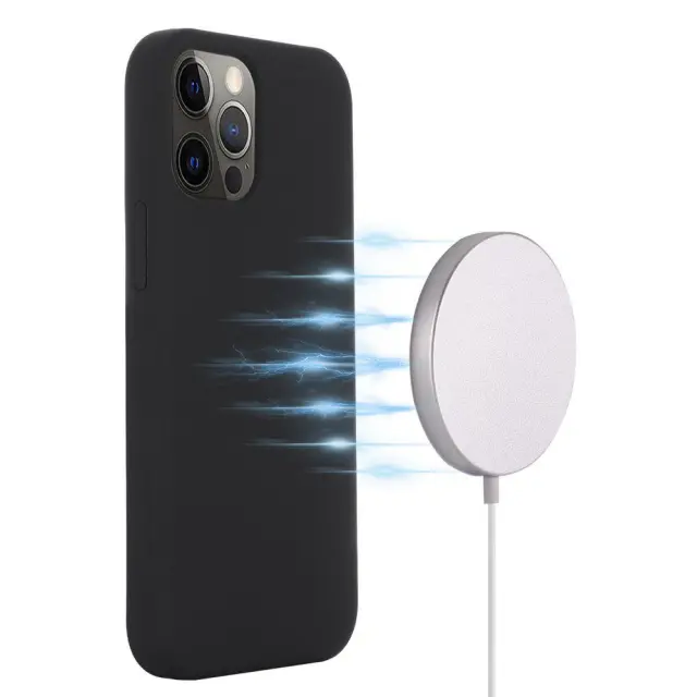 Θήκη Σιλικόνης για iPhone 14 Pro Με Magsafe Μαύρη OEM