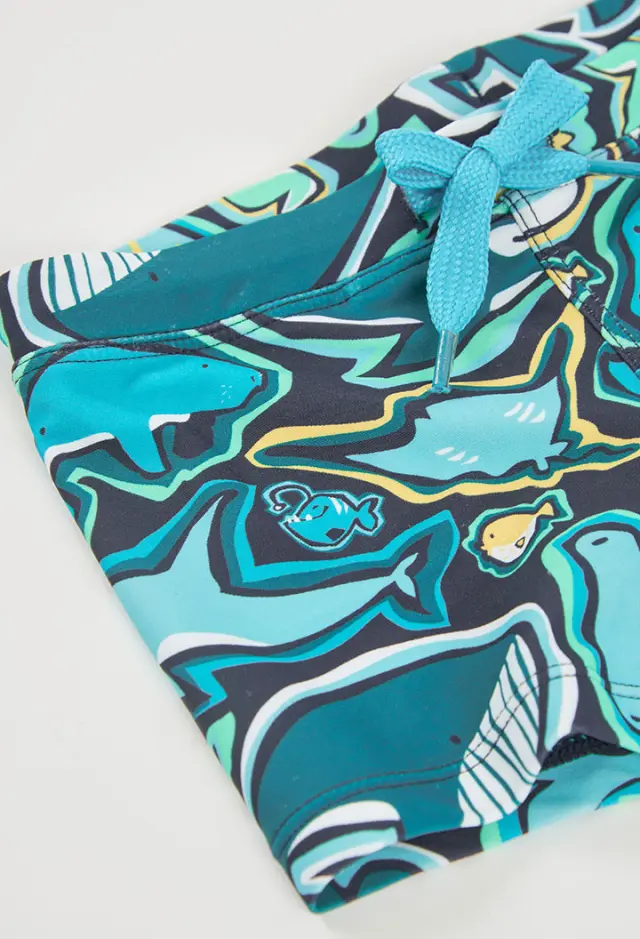 Boboli Swimsuit polyamide με τύπωμα για αγόρι 543181-9868 3