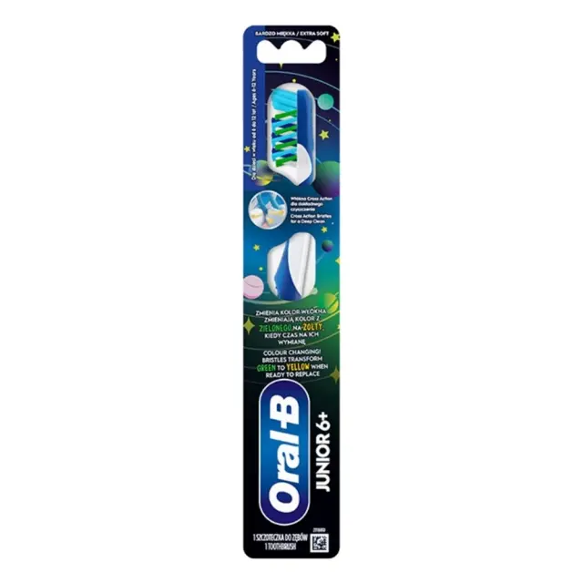 Oral-B | Junior Extra Soft Παιδική Οδοντόβουρτσα για 6+ Χρονών | 1τεμ
