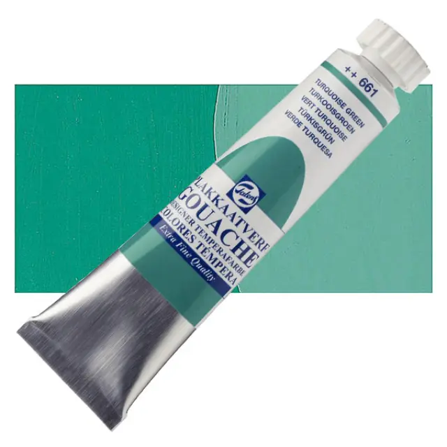 Τέμπερα Talens Gouache - 661 Turquoise Green - 20ml