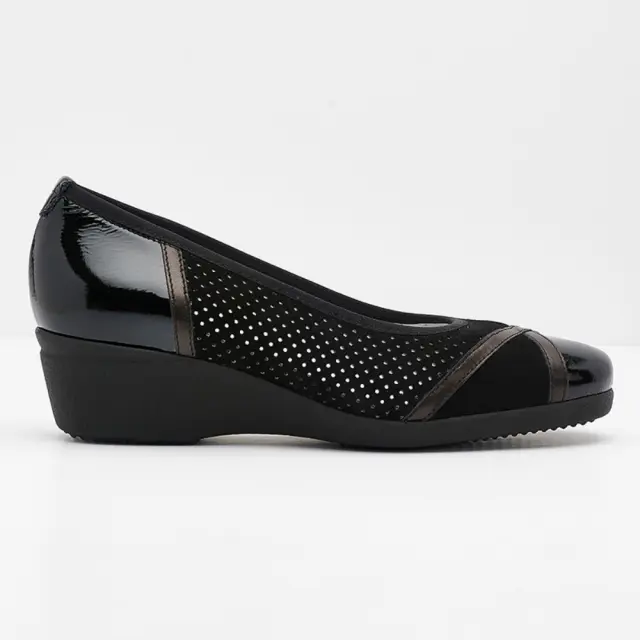 Soffice Sogno Μπαλαρίνες Γυναικείο δέρμα Nubuck Μαύρο ASS/20022 NERO