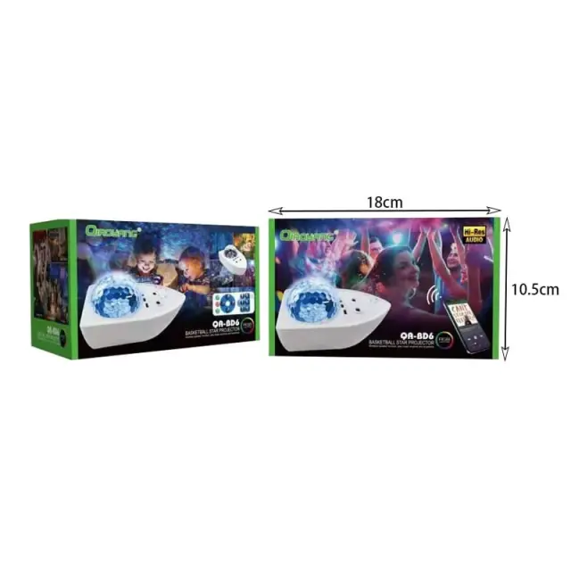 Qiaoyang φωτορυθμικό QA-BD6 - Qiaoyang basketball star projector QA-BD6 4701