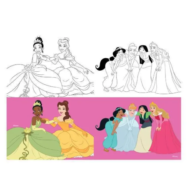 Diakakis Τετράδιο Καρφίτσα 17x25 40 φύλλων Disney Princess (000563531) 3