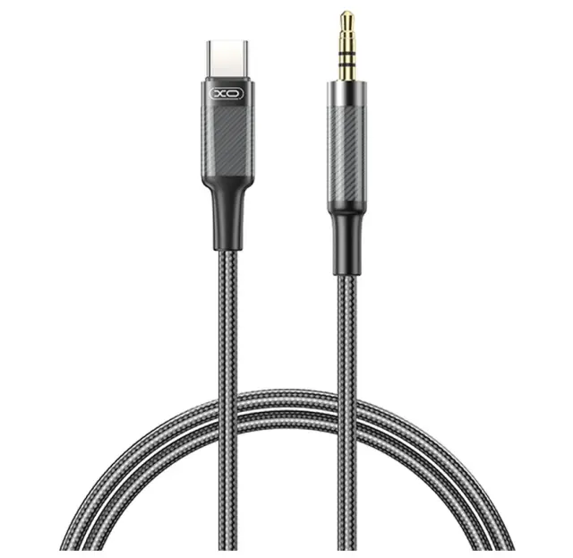 XO NB-R279B Type-c σε 3.5 Καλώδιο Ήχου Μαύρο 16.005.0366
